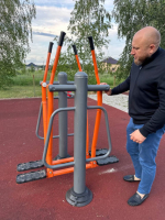 Дмитрий Панков посетил спортивные площадки Грайворона🏃.