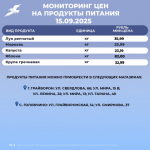 🥕🍏Мониторинг цен на основные продукты питания в Грайворонском округе.